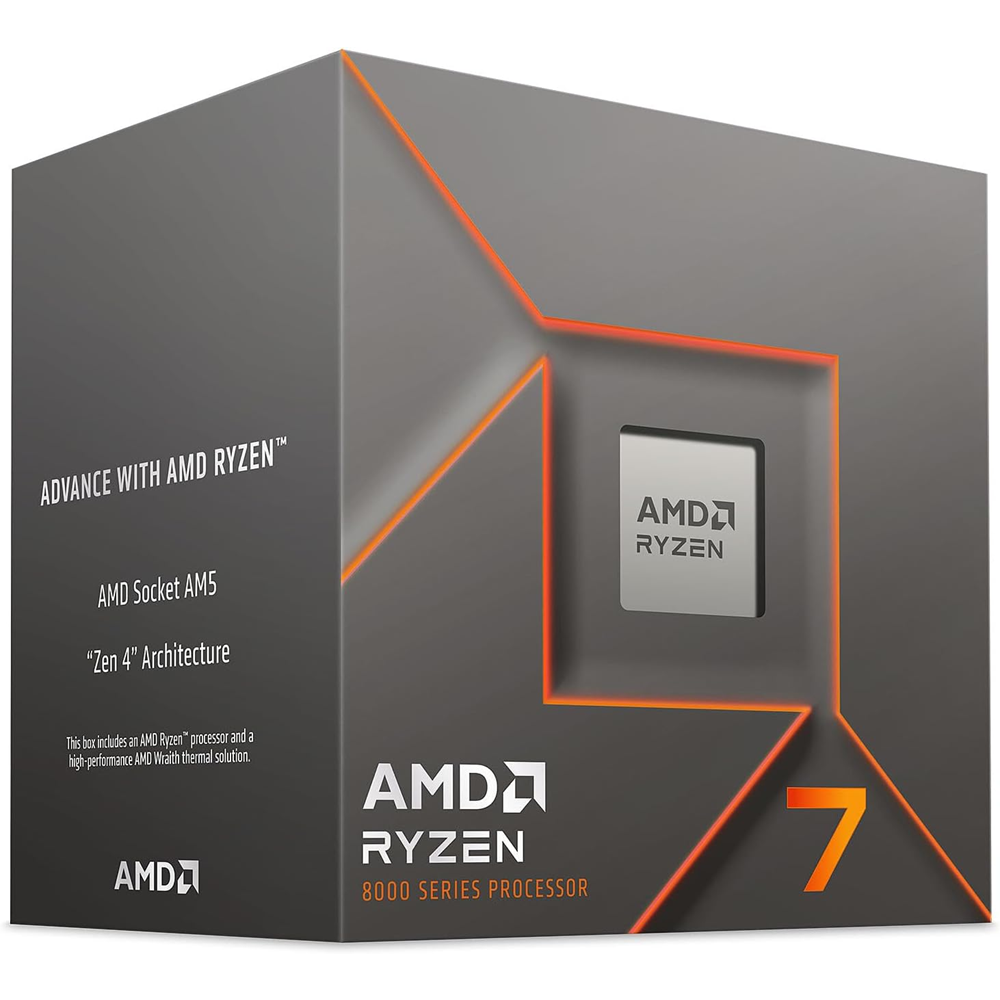AMD RYZEN 7 8700F 24MB 8çekirdekli VGA YOK AM5 65w Kutulu+Fansız