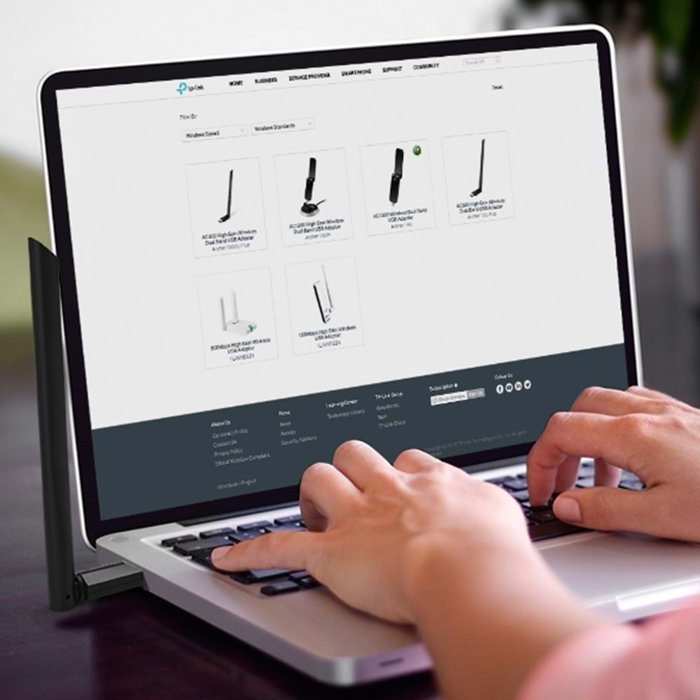 TP-LINK ARCHER T3U PLUS AC1300 Dual Band USB Kablosuz Adaptör