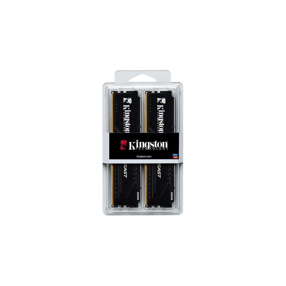 KINGSTON 16GB (2X 8GB) DDR5 6000MHZ CL30 DUAL KIT PC RAM BEAST KF560C30BBEK2-16TR 