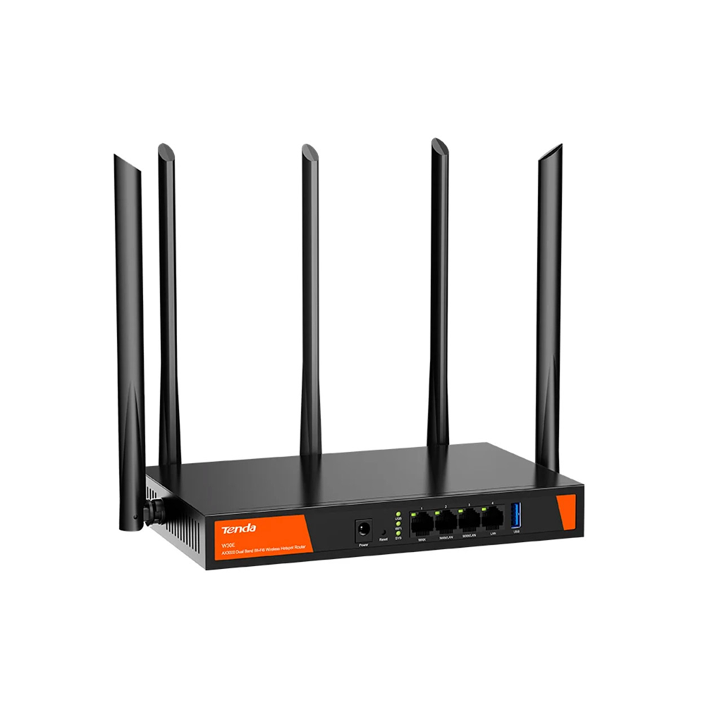 TENDA W30E Wıfı6 AX3000 Dual Band VPN Router