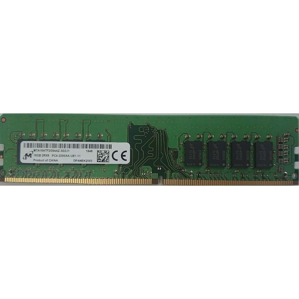 MICRON 16GB DDR4 3200MHz CL22 PC RAM VALUE MTA16ATF2G64AZ-3G2J1