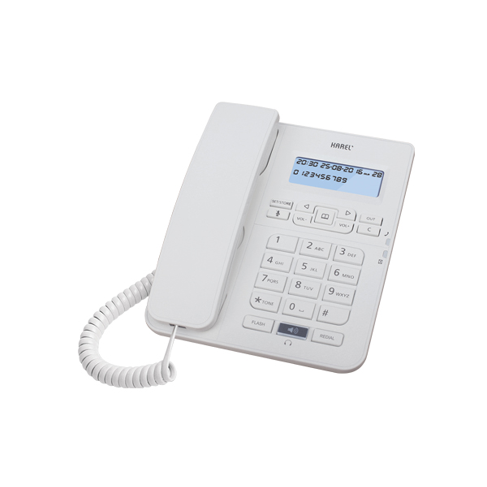 KAREL TM145 Masaüstü LCD Ekranlı Telefon Siyah