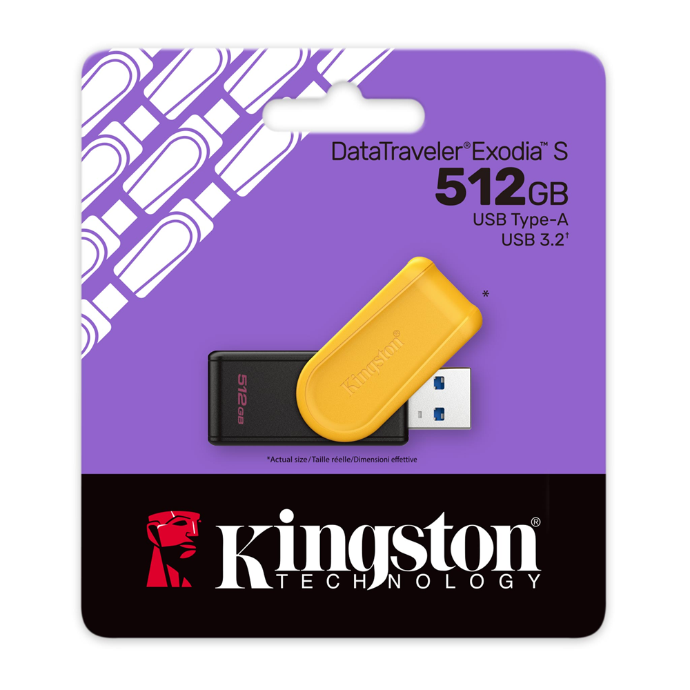 KINGSTON 512GB USB 3.2 EXODIA S DTXS/512GB Taşınabilir Bellek