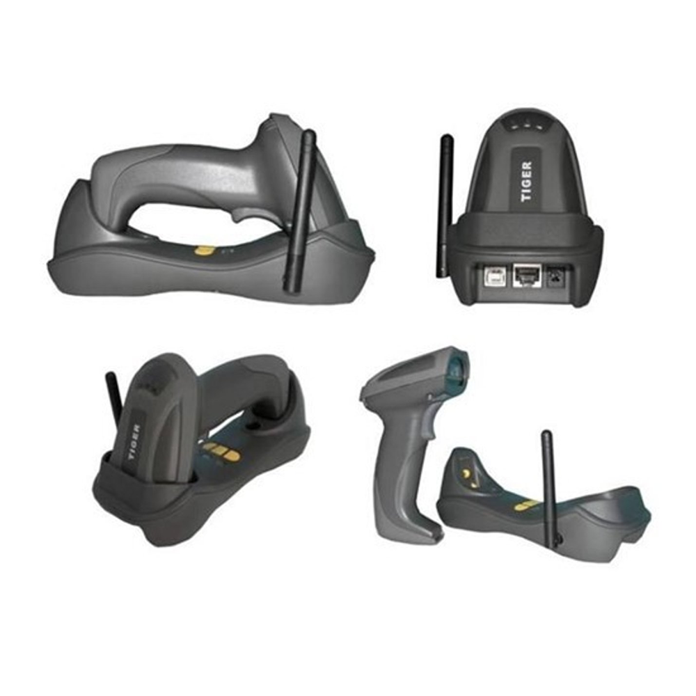 PERKON (TIGER) 1D Laser CS26 Wlan (Kablosuz) El Tipi Barkod Okuyucu Ayaklı 200metre mesafeye kadar 