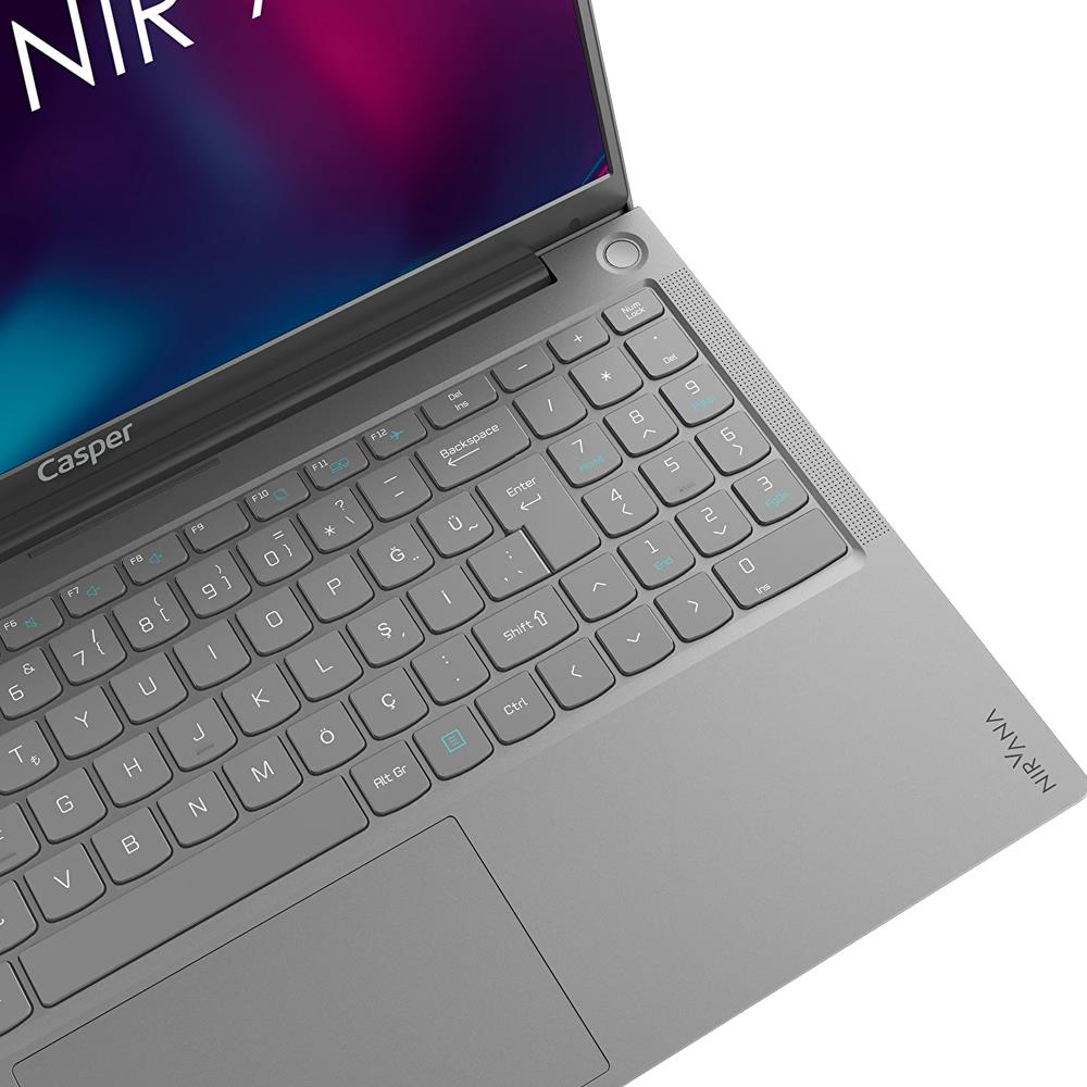 CASPER NBO 15.6 CORE İ7 12700H - 16GB DDR5 - 500GB M2 NVME O/B UHD FDOS / X600.1270-BE00A-G