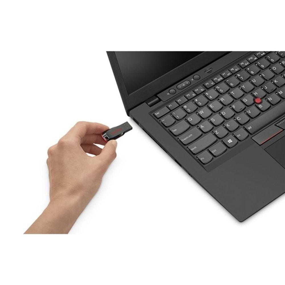 SANDISK 32GB Cruzer Blade SDCZ50-032G-B35 USB 2.0 Kırmızı/Siyah Flash Bellek