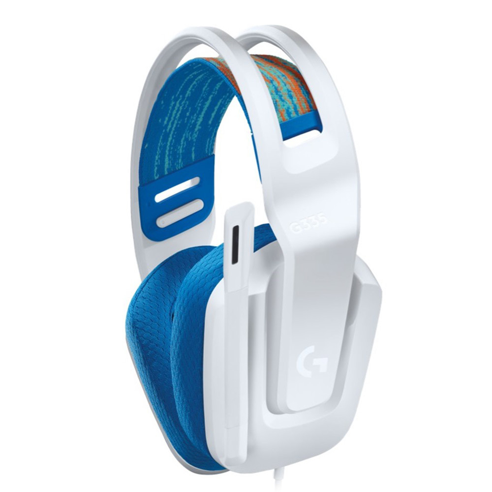 LOGITECH G335 981-001018 Beyaz 3,5mm Kablolu 40mm Sürücülü Mikrofonlu Oyuncu Kulaklığı