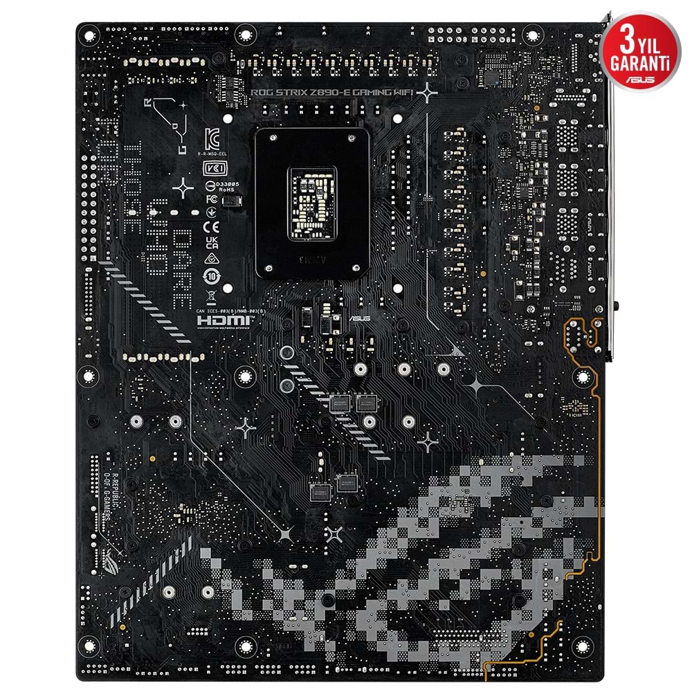 ASUS ROG STRIX Z890-E GAMING WIFI7 DDR5 HDMI-DP TYPEC PCIE 5.0 1851p ATX