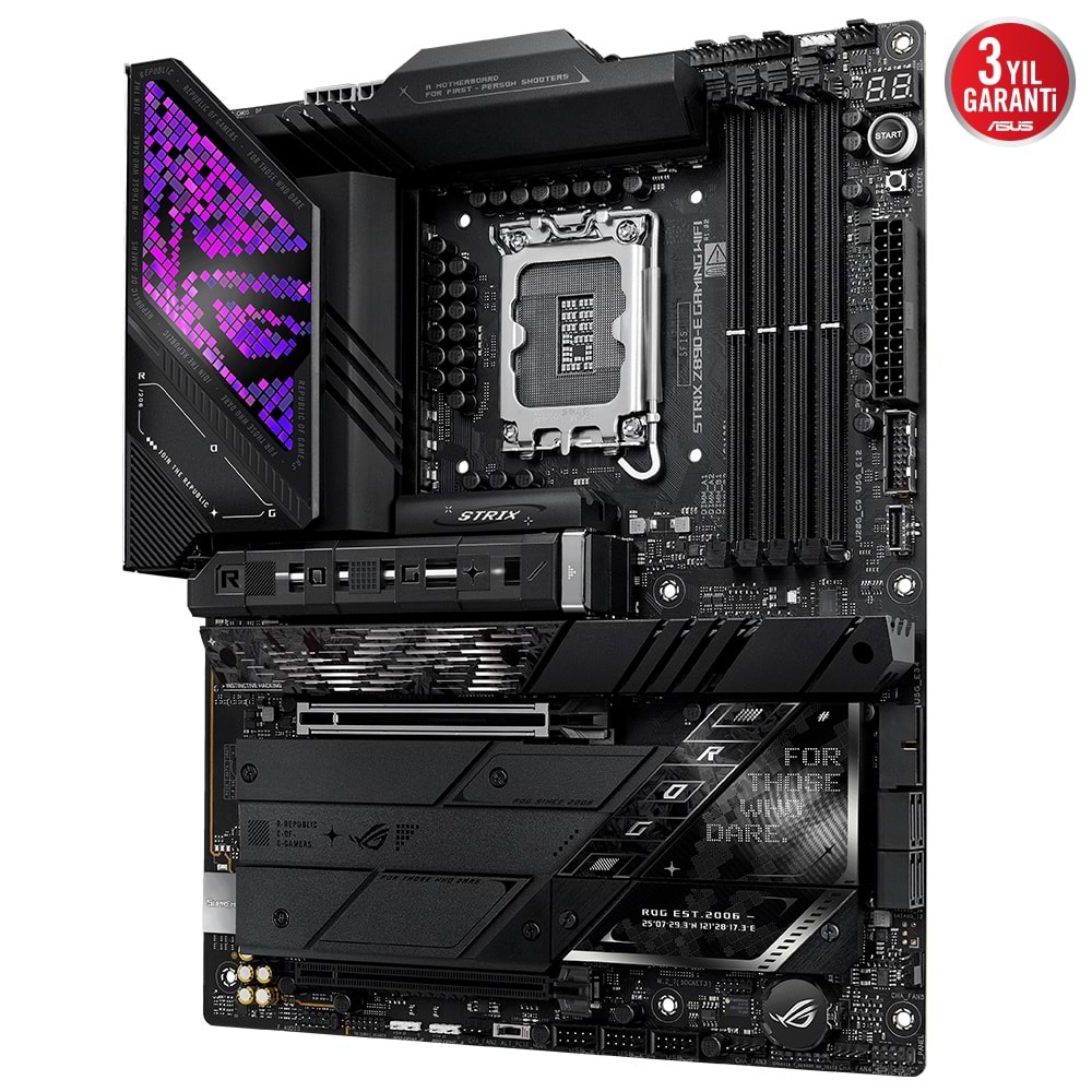 ASUS ROG STRIX Z890-E GAMING WIFI7 DDR5 HDMI-DP TYPEC PCIE 5.0 1851p ATX