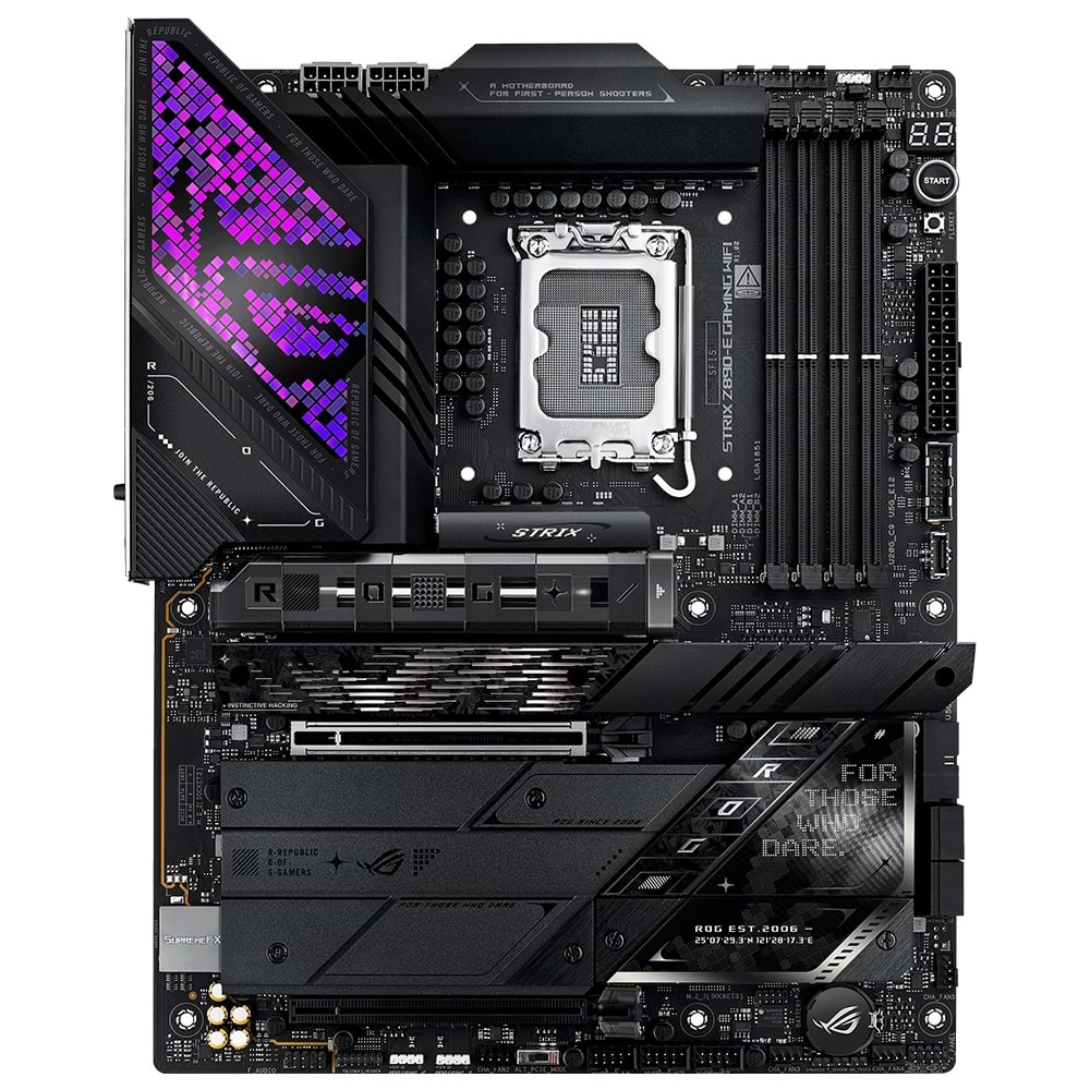 ASUS ROG STRIX Z890-E GAMING WIFI7 DDR5 HDMI-DP TYPEC PCIE 5.0 1851p ATX