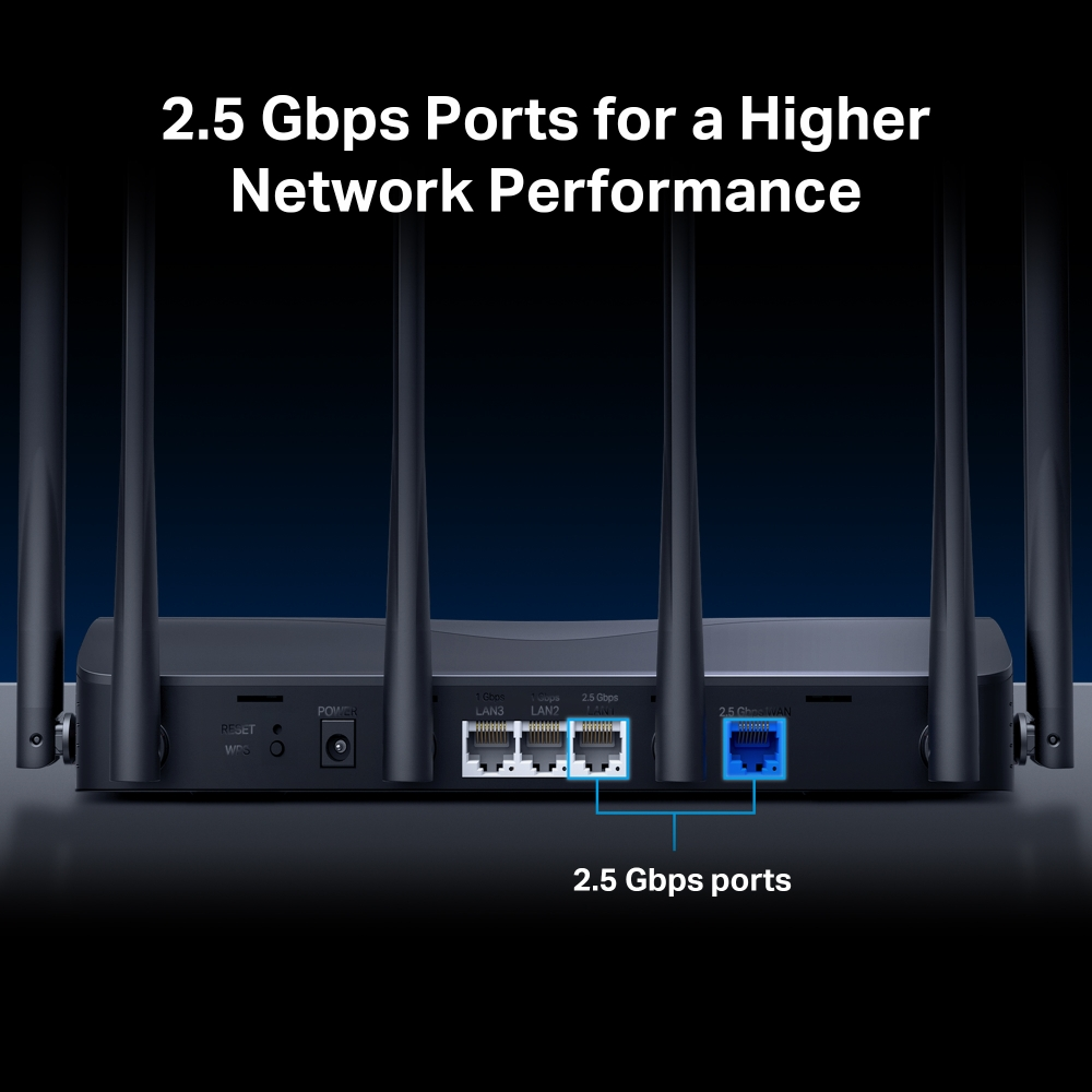 MERCUSYS MR37BE WIFI7 BE6500 Çift Bant Router