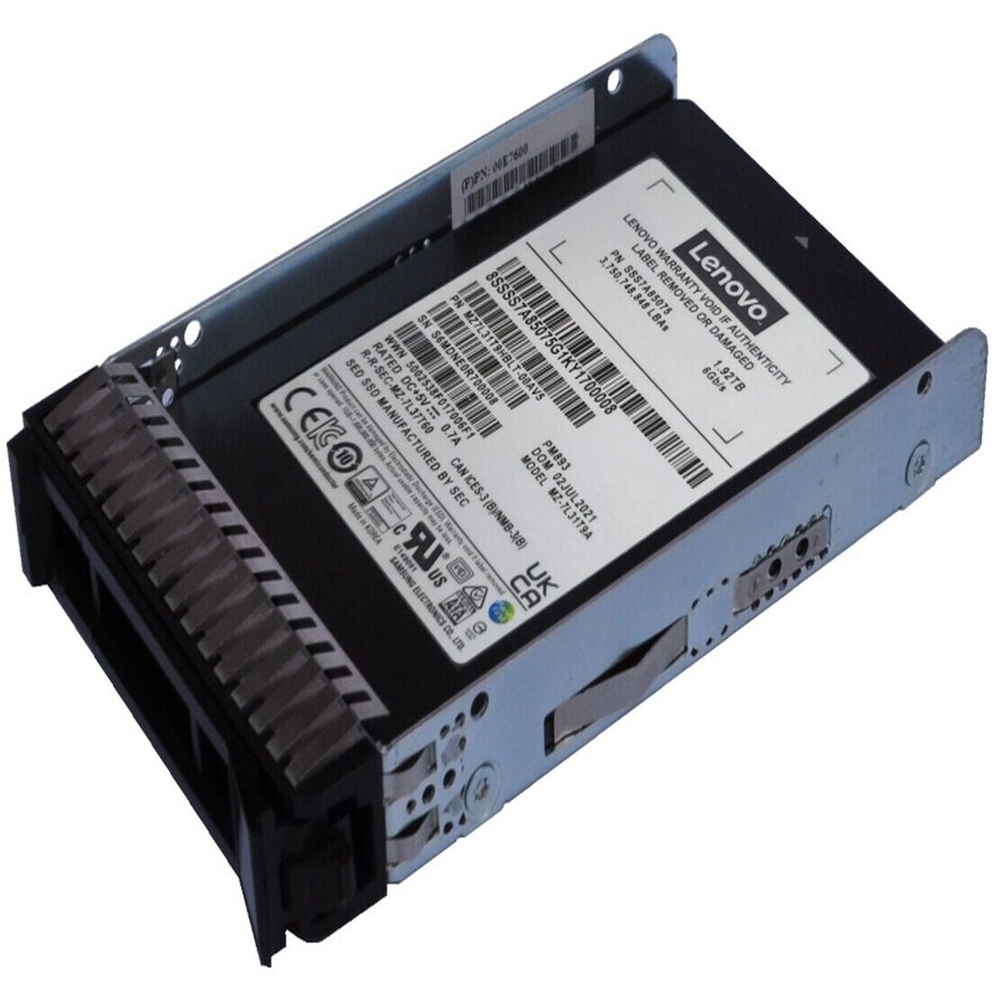 LENOVO 3.84TB ThinkSystem 4XB7A90876 Hot-Swap Enterprise Sata-3 SSD Dİsk