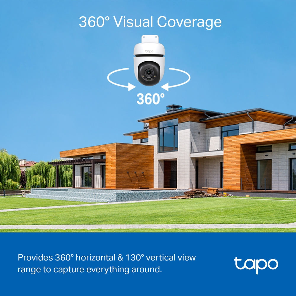 TP-LINK 3MP 4mm Wıfı Kablosuz Pan-Tilt IP Kamera MC510