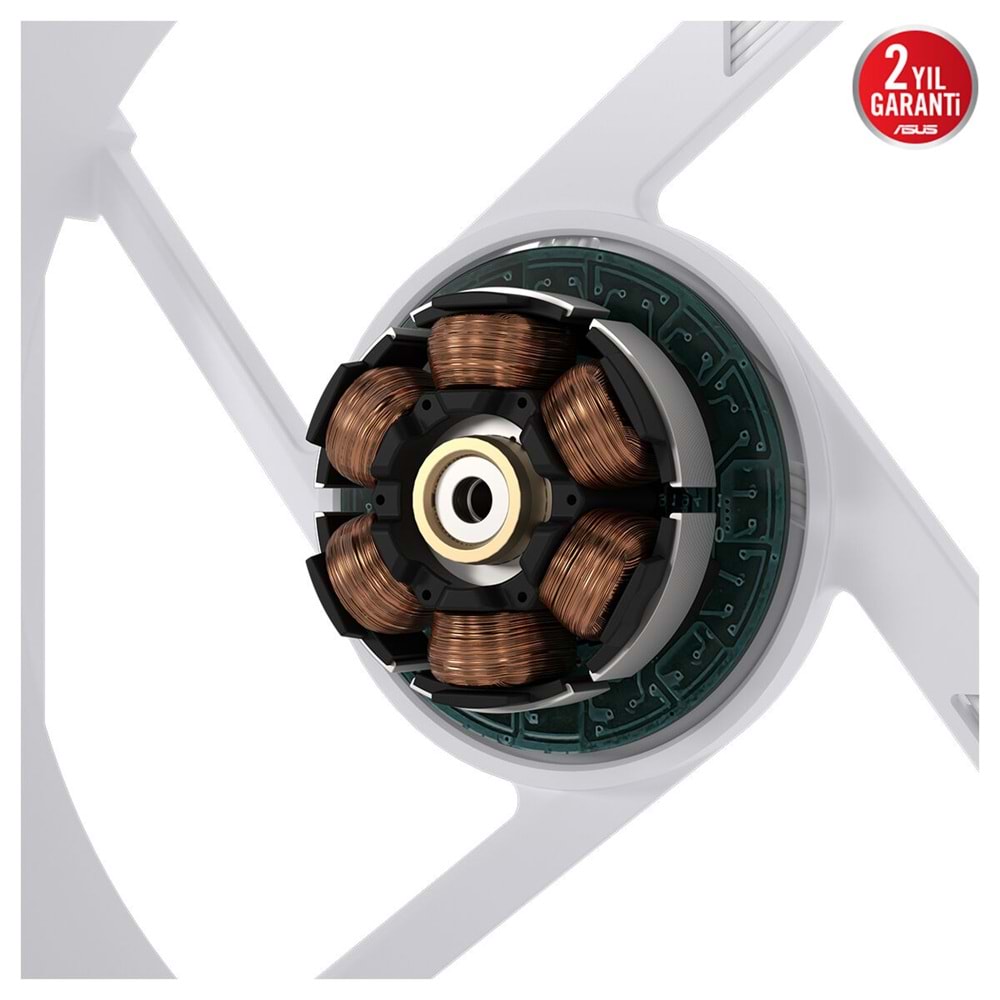 ASUS 120MM ProArt PF120 90DA00M3-B09000 3000RPM PWM Beyaz Kasa/Radyatör Fanı