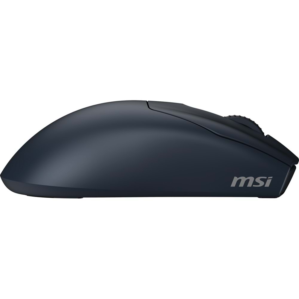 MSI FORGE GM340 W NAVY Kablosuz Oyuncu Faresi (6200 DPI, 2.4GHz / BT, PAW-3327)