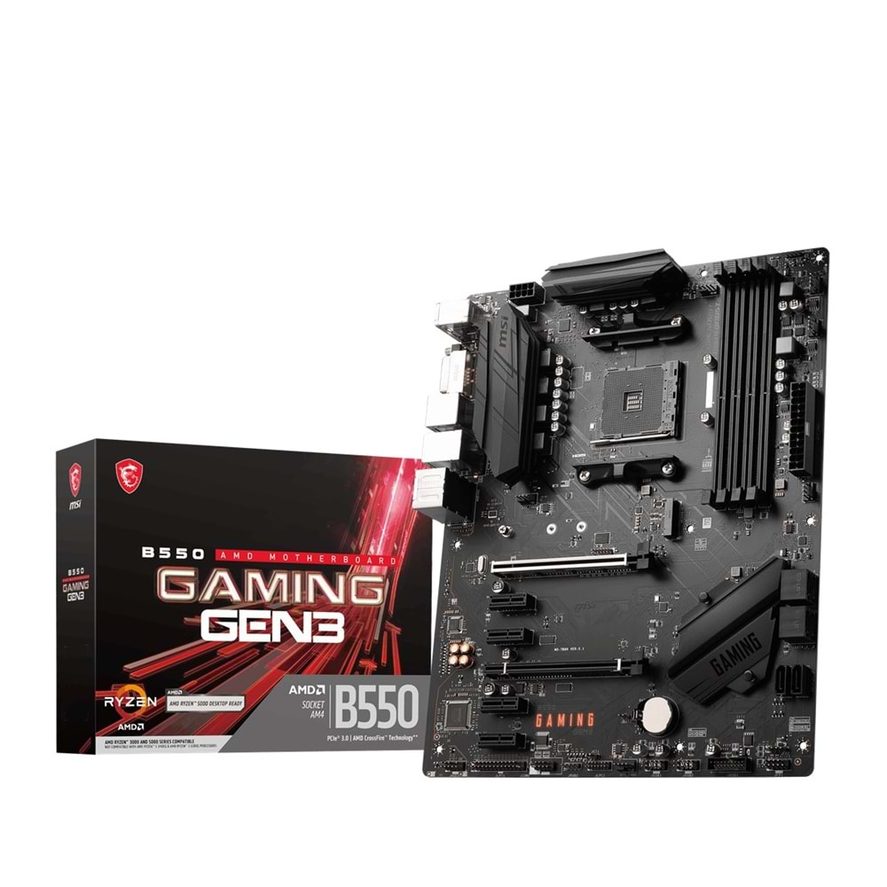 MSI B550 GAMING DDR4 HDMI-DVI PCIE 4.0 AM4 mATX