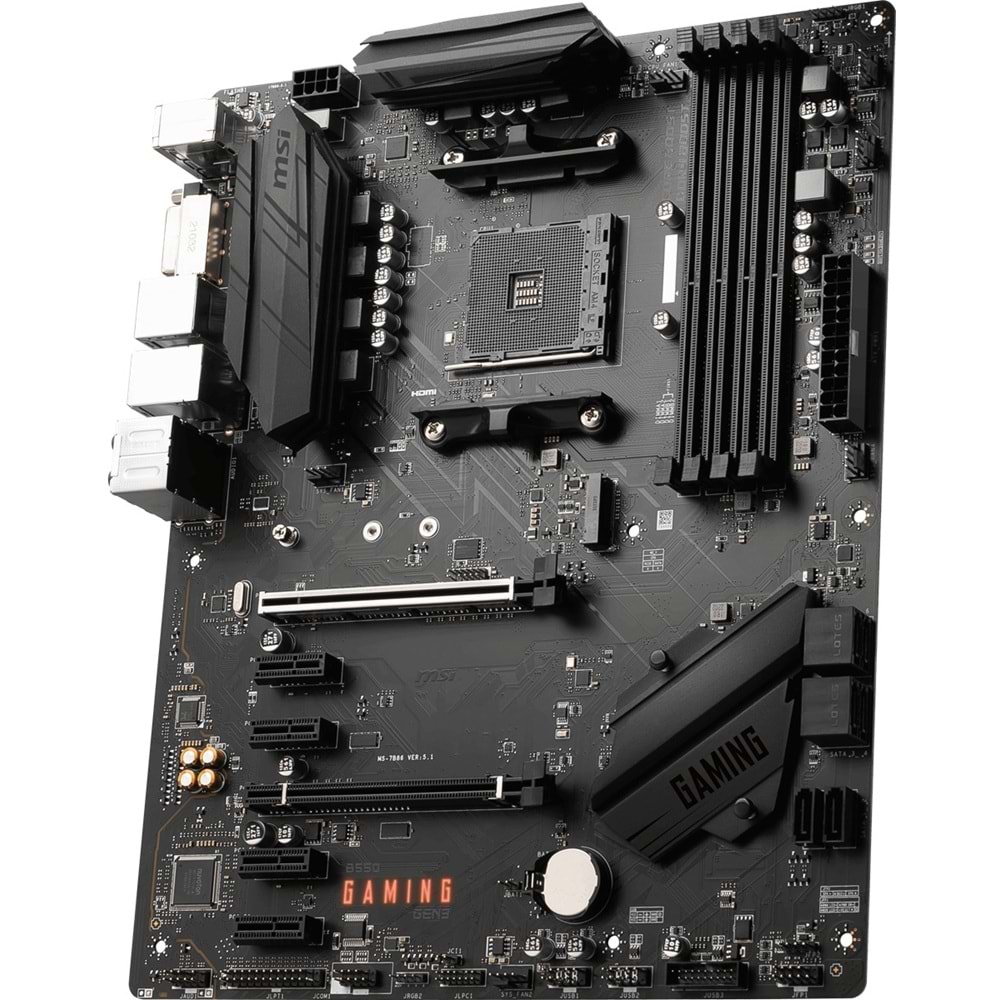 MSI B550 GAMING DDR4 HDMI-DVI PCIE 4.0 AM4 mATX