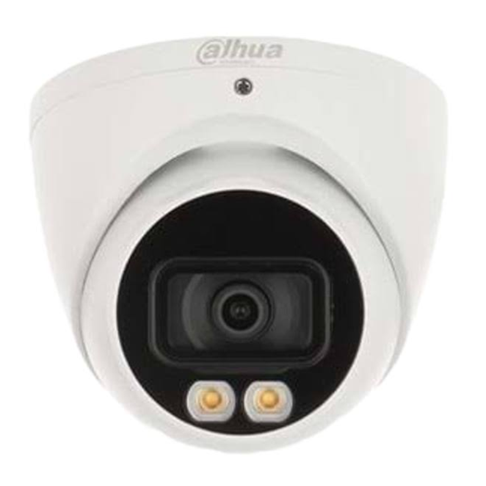 DAHUA 2MP 2.8mm Full-Color Sesli HDCVI Eyeball Kamera HAC-HDW1209TQP-A-LED-0280