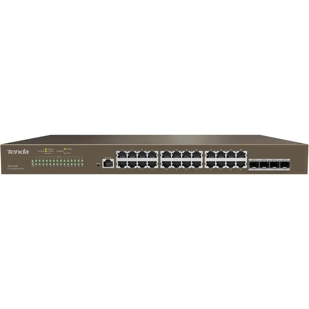 TENDA 24port 4-SFP Gigabit Yönetilebilir Switch TEG5328F