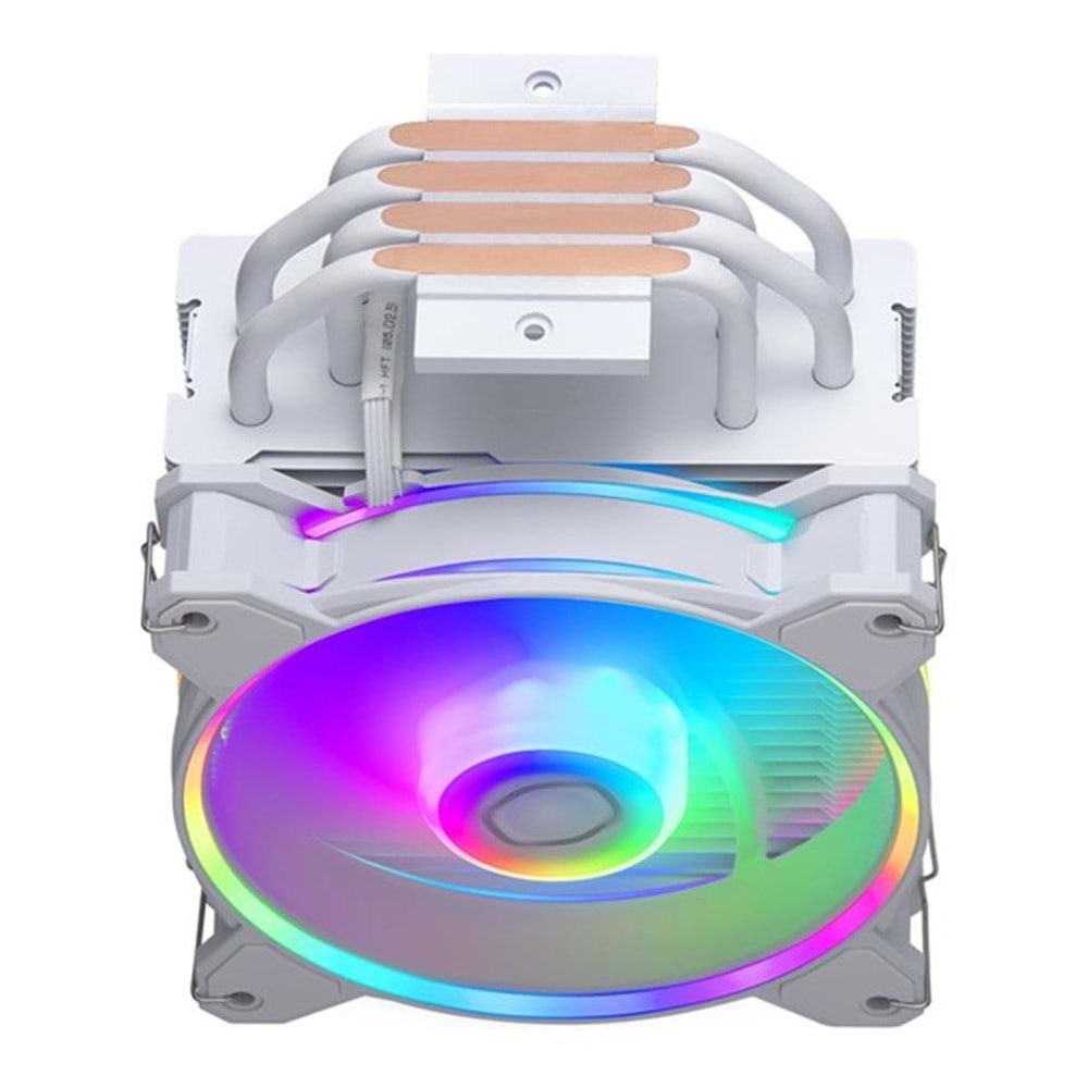 COOLERMASTER HYPER 212 HALO WHITE RR-S4WW-20PA-R1 Hava Soğutmalı AM5-1700p İşlemci Fanı Beyaz