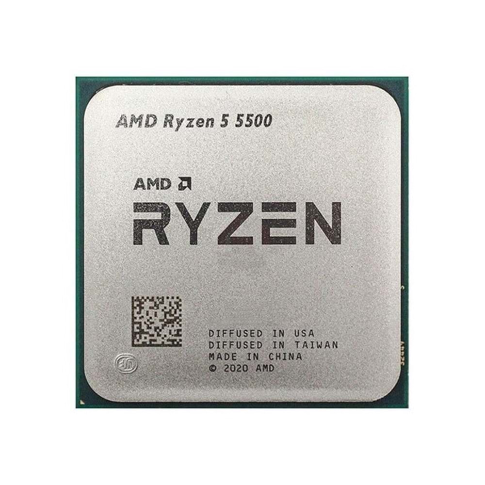AMD RYZEN 5 5500 16MB 6çekirdekli VGA YOK AM4 65w Kutusuz+Fansız