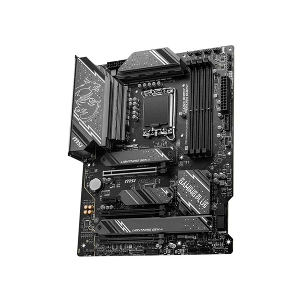 MSI Z790 GAMING PLUS WIFI DDR5 HDMI DP PCIe 16X v4.0 1700p ATX 