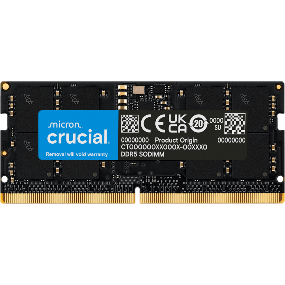 CRUCIAL 16GB DDR5 4800MHZ NOTEBOOK RAM VALUE CT16G48C40S5