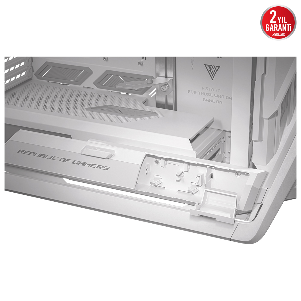 ASUS ROG HYPERION GR701 White Gaming Alüminyum E-ATX PC Kasası / 90DC00F3-B39000