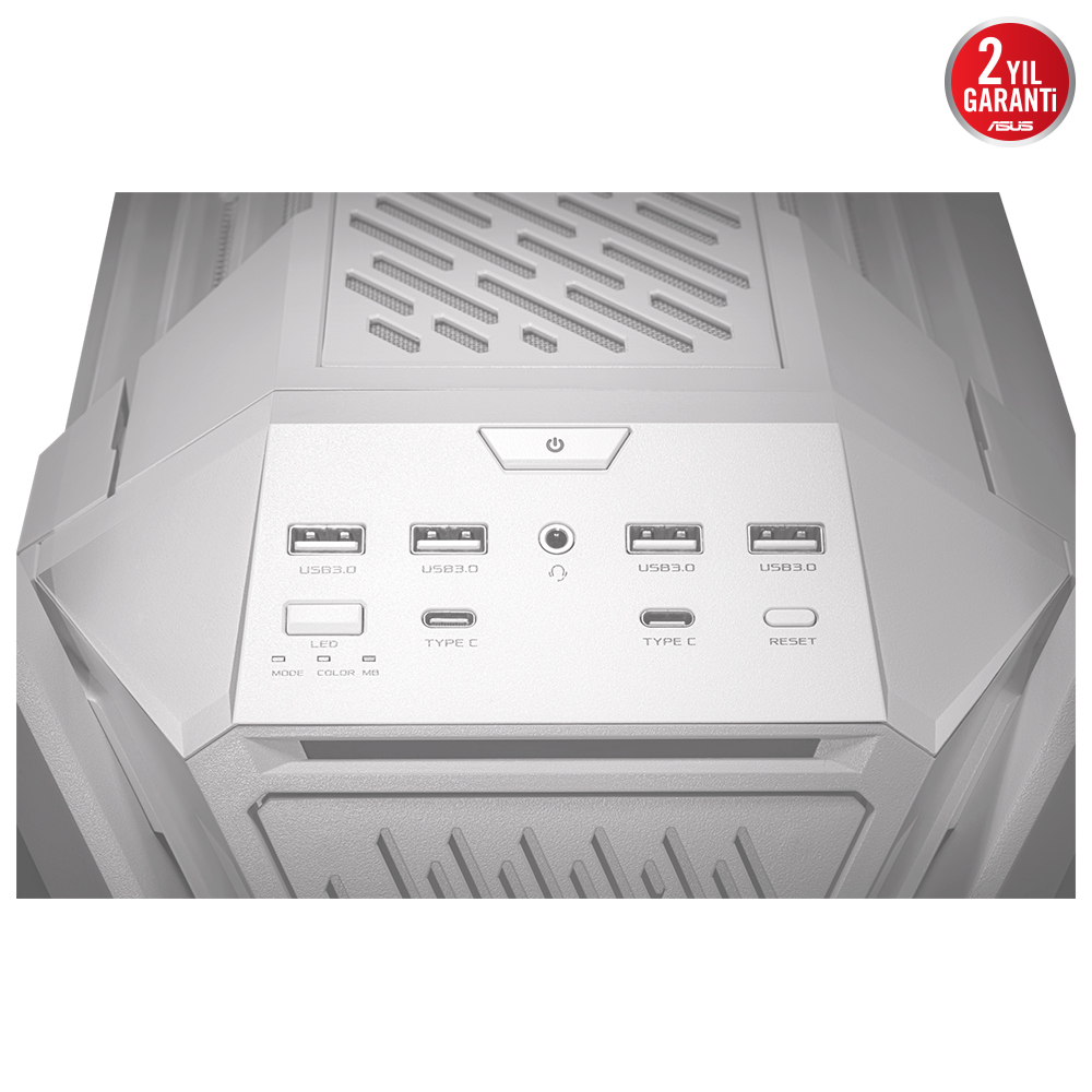 ASUS ROG HYPERION GR701 White Gaming Alüminyum E-ATX PC Kasası / 90DC00F3-B39000