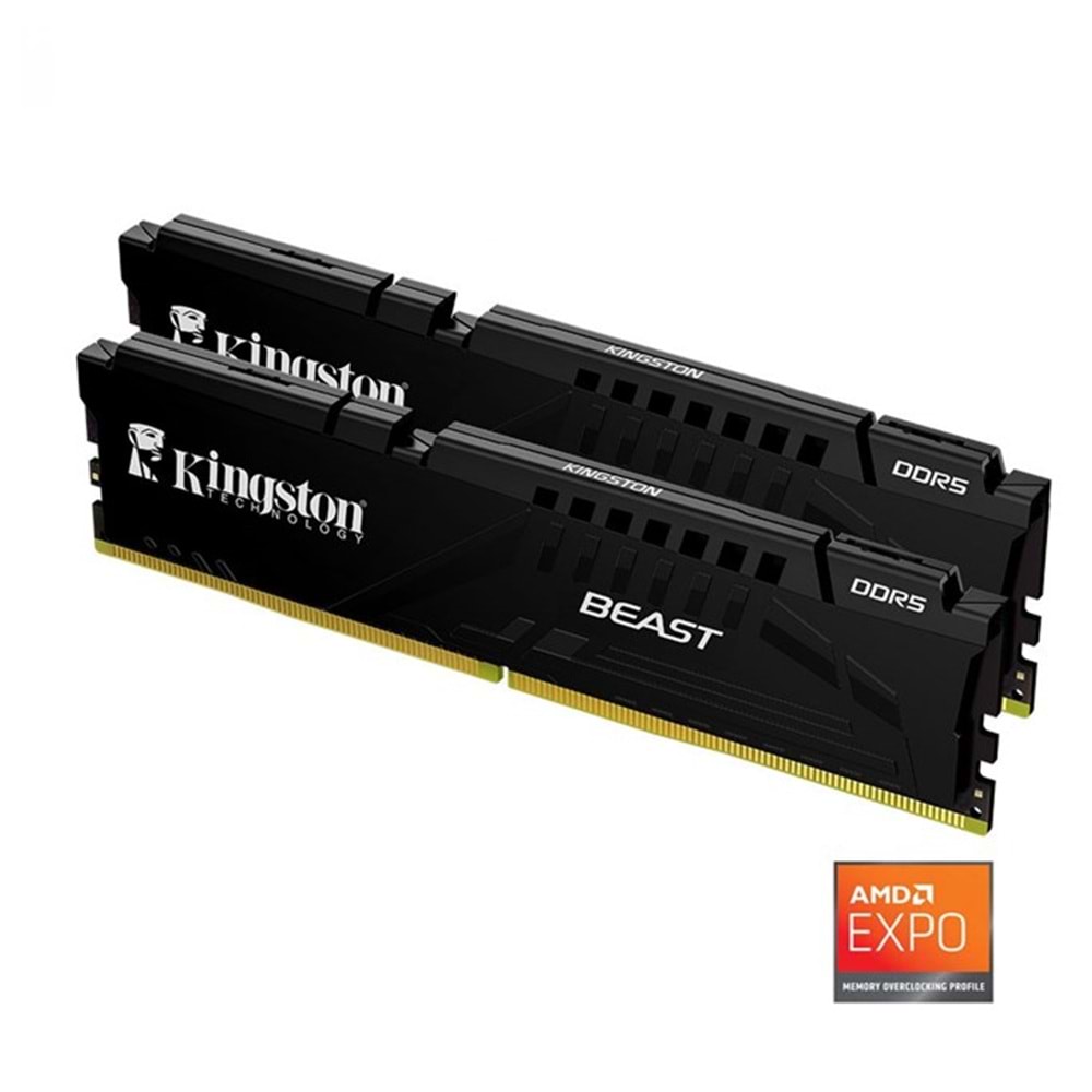 KINGSTON 64GB (2X 32GB) DDR5 5200MHZ CL16 PC RAM BEAST EXPO KF552C36BBEK2-64TR