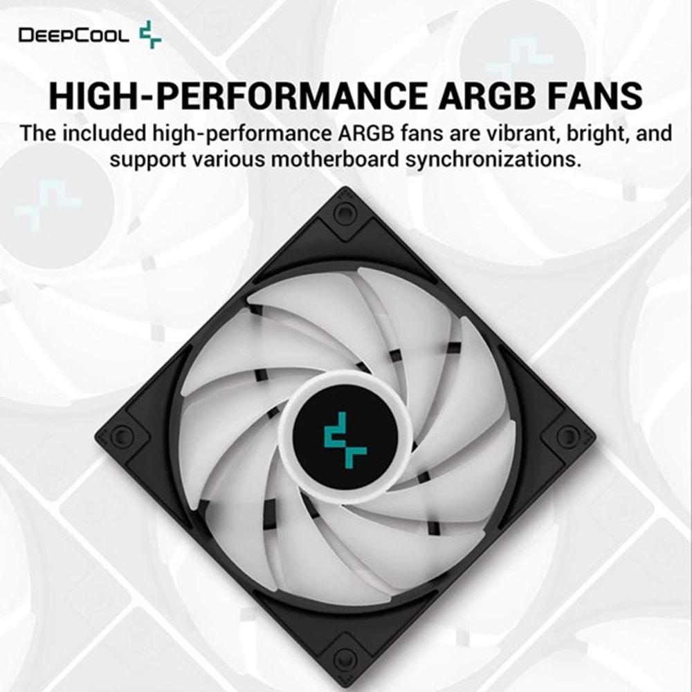DEEPCOOL 240mm LE520 RGB Sıvı Soğutmalı AM5-1700p İşlemci Fanı