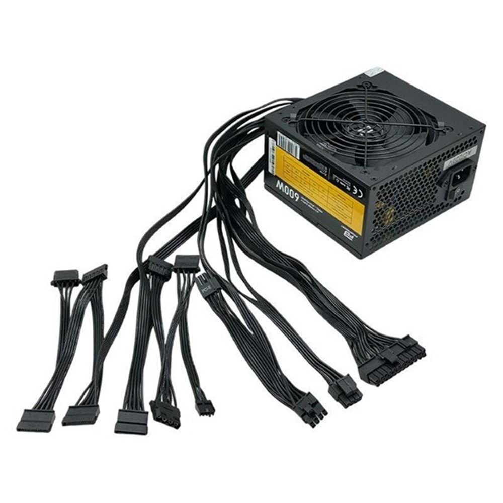 POWERBOOST 600W PB600AR 12cm Fanlı Power Supply