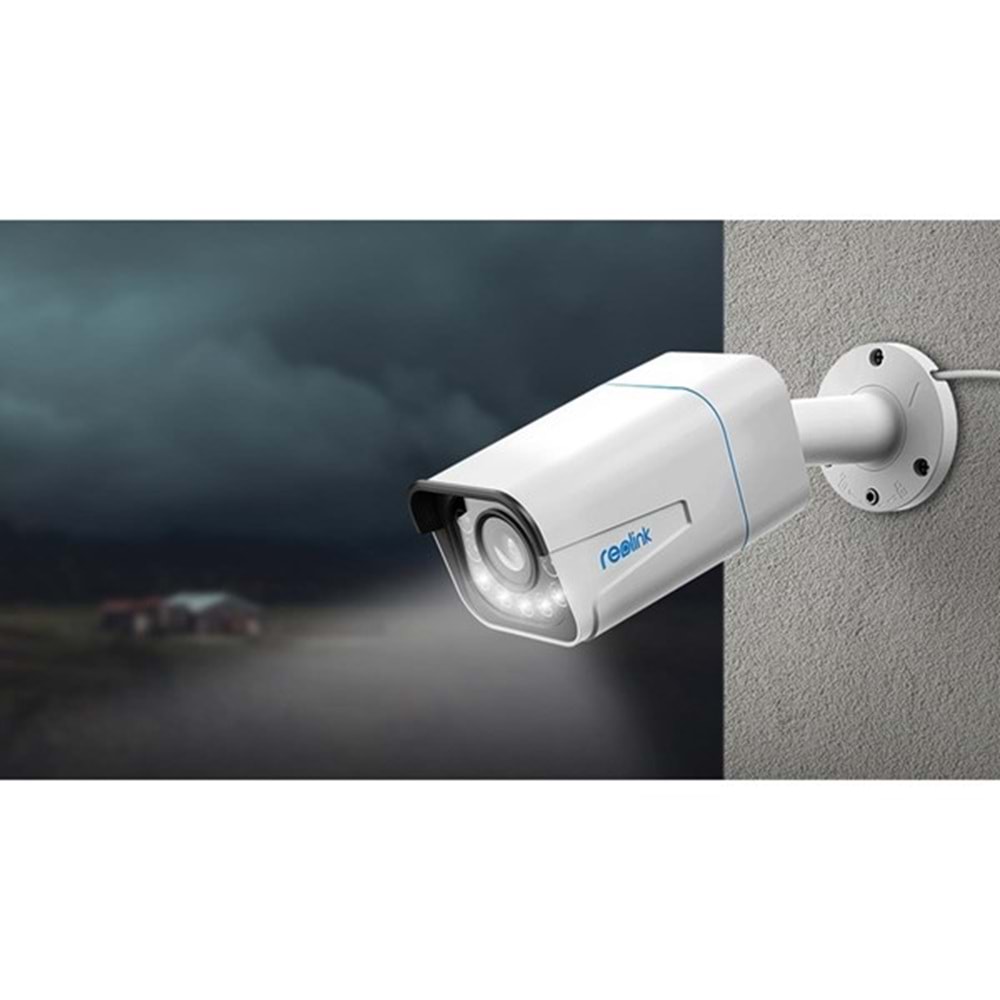REOLINK 8MP Bullet Motorize 5x Optik Zoom Renkli IP Kamera PoE IP67 P430