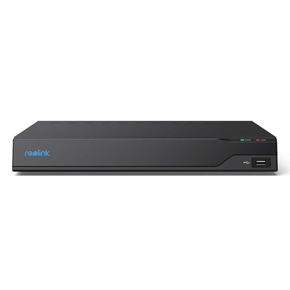 REOLINK 16kanal 16mp 2-diskli PoE NVR Kayıt Cihazı NVS16-410