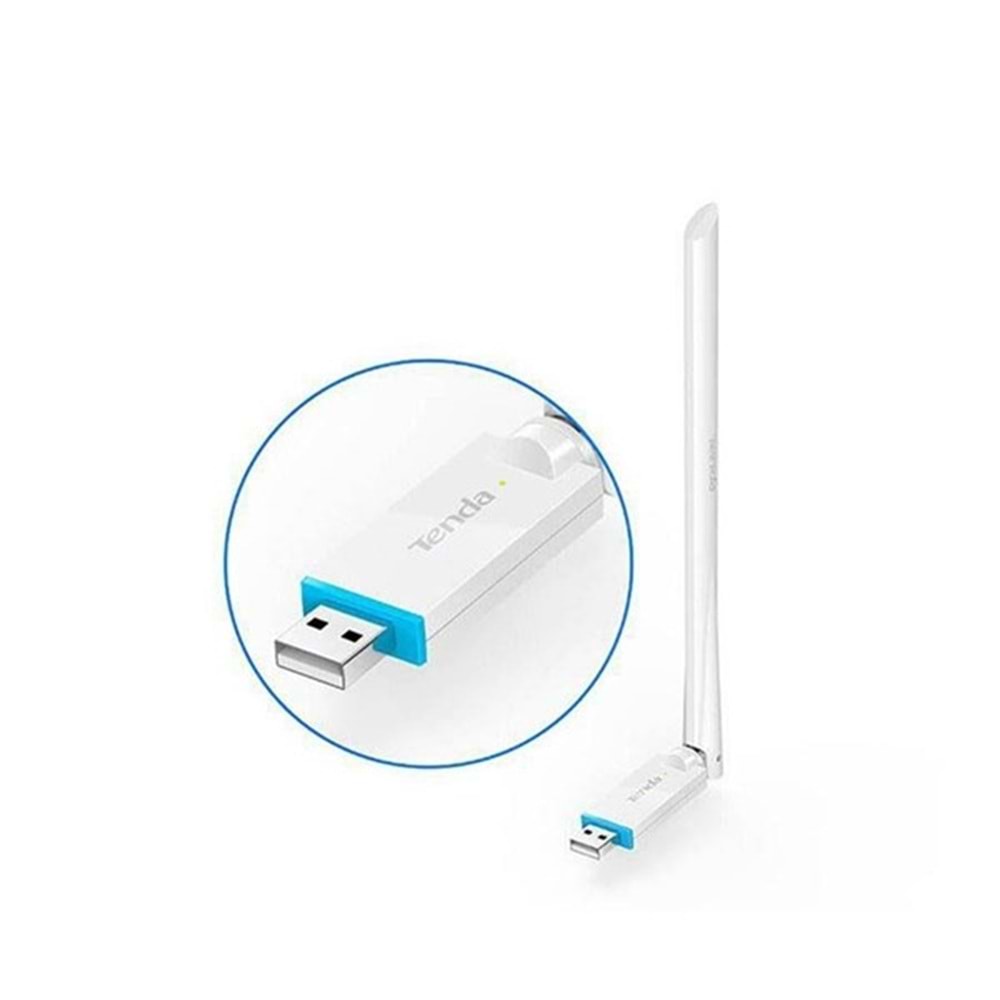 TENDA U2 AX300 WIFI-6 USB 2.0 Kablosuz Adaptör