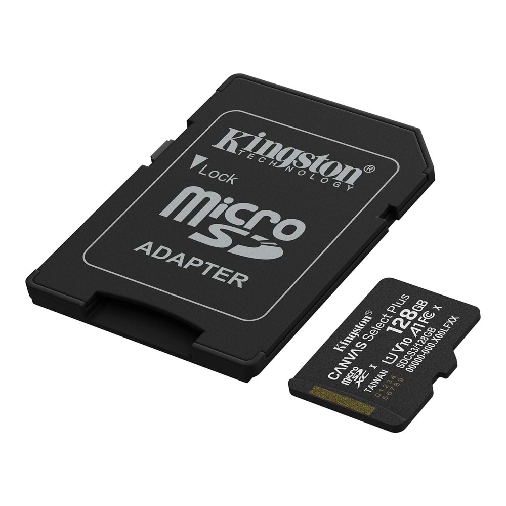 KINGSTON 128GB Micro SD Kart Canvas Select Plus SDCS3/128GB