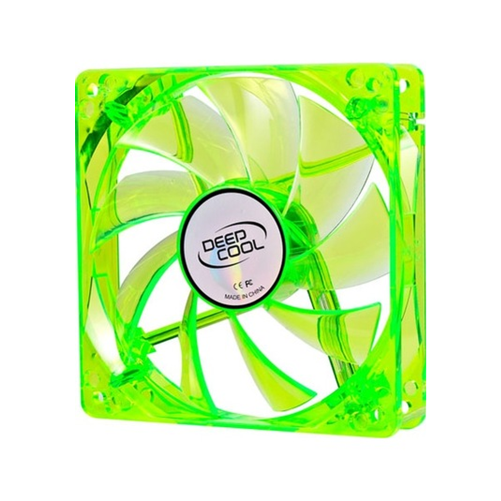 DEEPCOOL XFAN 120G/B Yeşil Şeffaf Gövde Mavi LED'li 120mm Kasa Fanı