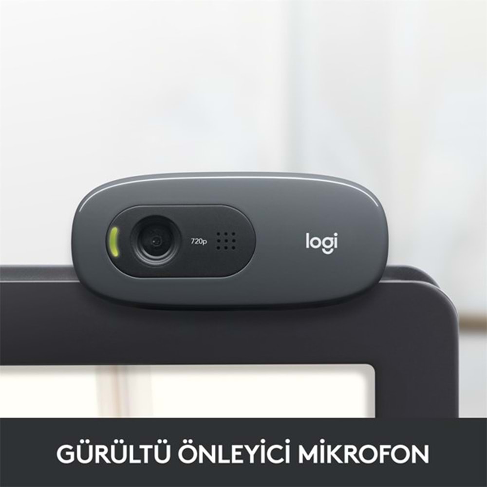 LOGITECH C270 HD Dahili Mikrofonlu Webcam 960-001063