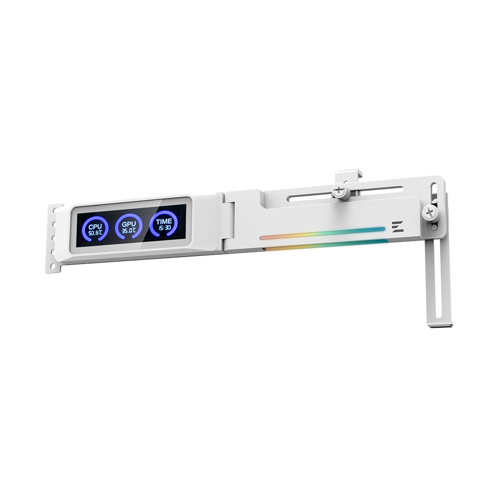 ZALMAN ZM-VS3 DS White Dijital göstergeli Ekran Kartı Destek Aparatı
