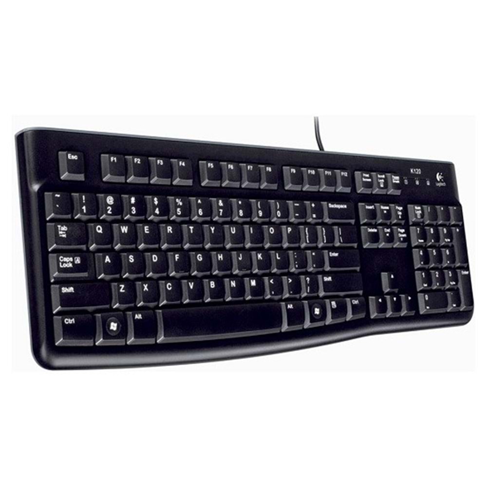 LOGITECH K120 Kablolu USB Q Trk Siyah Klavye (920-002505)