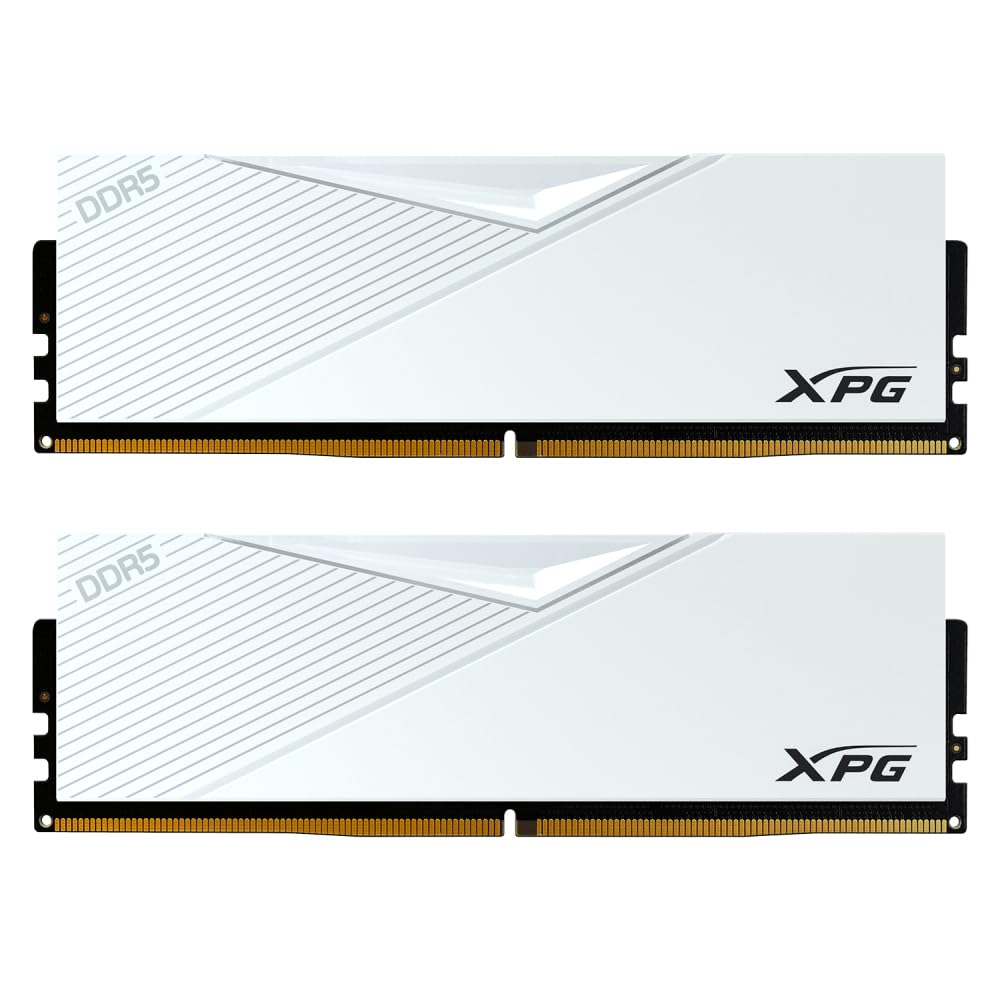 XPG 32GB (2X 16GB) DDR5 6000MHZ DUAL KIT PC RAM BEYAZ LANCER AX5U6000C3016G-DCLAWH