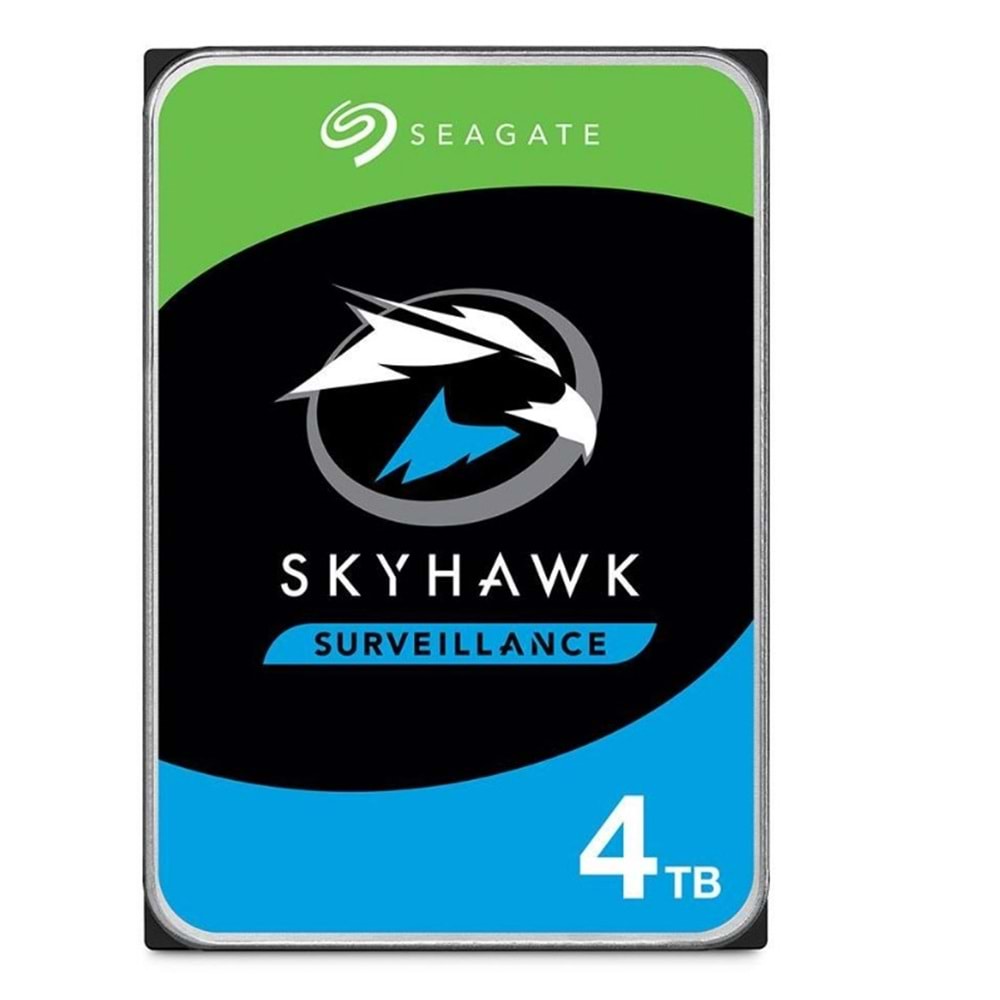 Seagate 4 Tb Skyhawk 3.5 5400Rpm 256Mb (St4000Vx015) 7/24 Güvenlik Diski