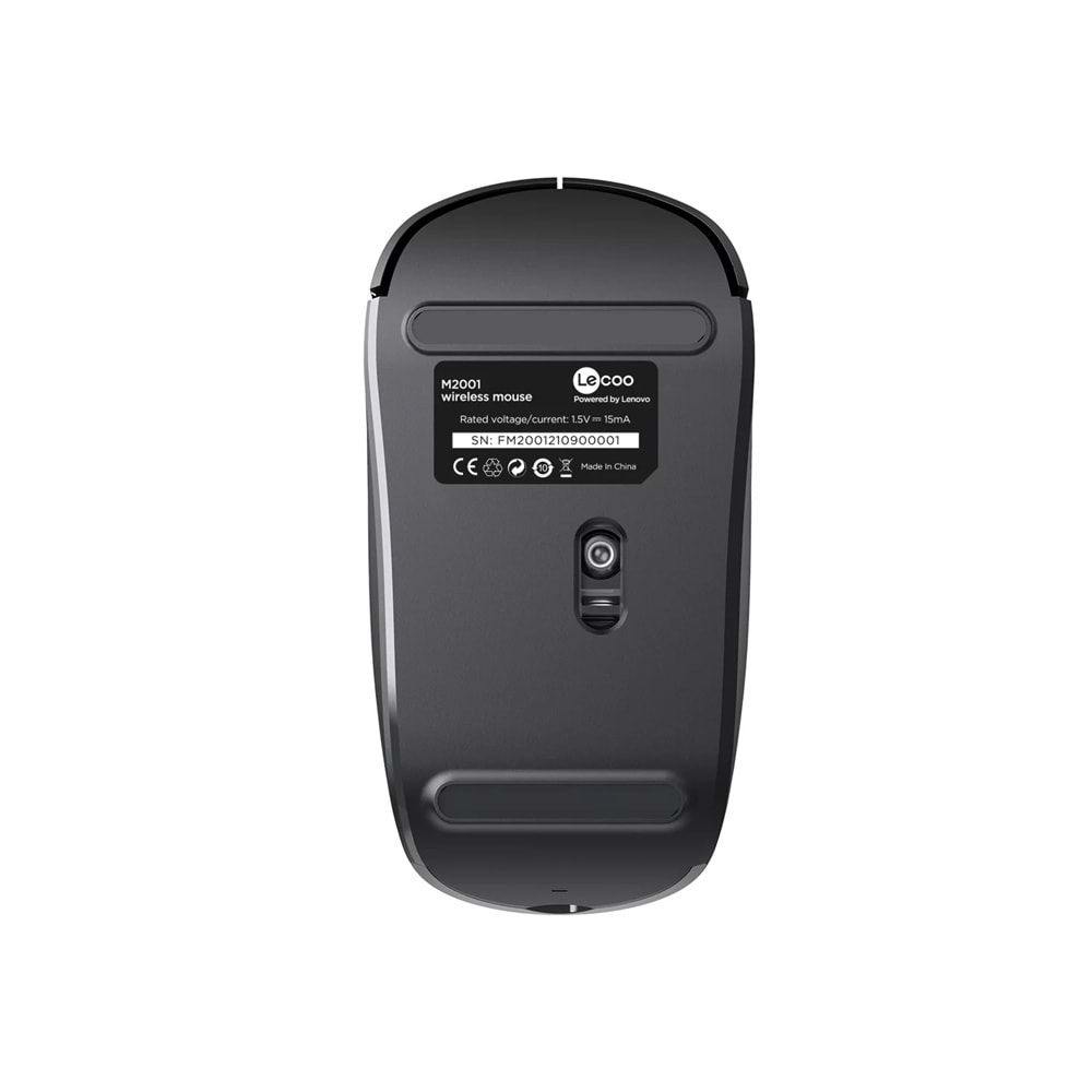 Lenovo Lecoo M2001 Nano Alıcılı Kablosuz 16000Dpi Siyah 4 Tuş Mouse