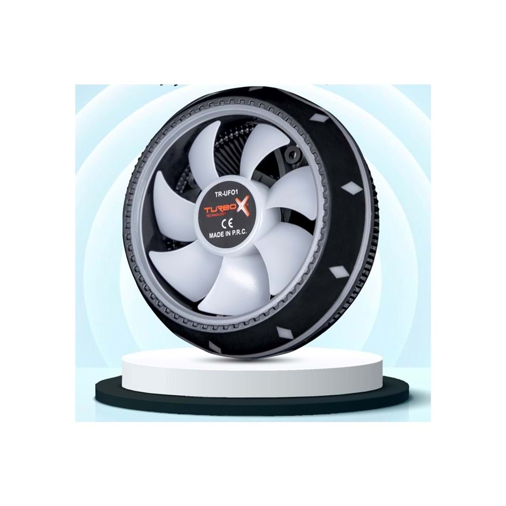 Turbox Boomer Tr-Uf01 Combo Lga775+1151+1155+1156+Am2+ Am3 İşlemci Fanı