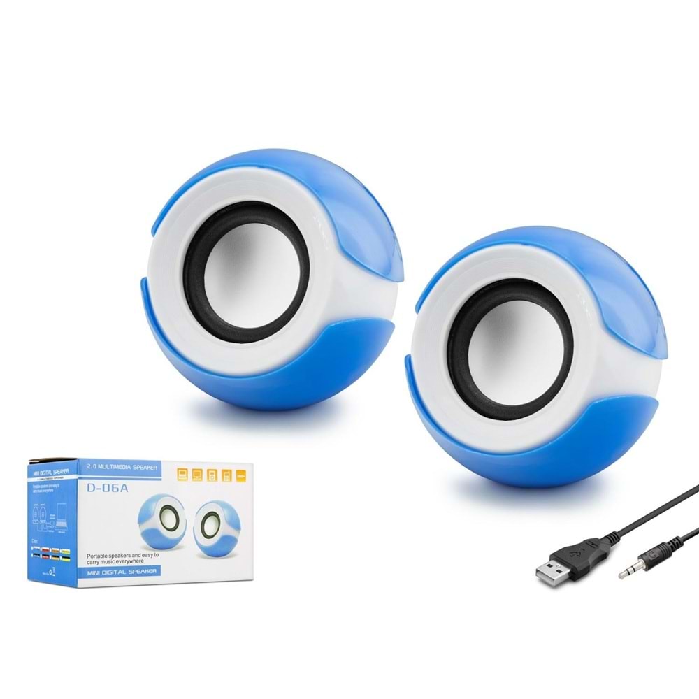Ses Sistemi Pc 1+1 Usb 3.5Mm Jack Narita/Hadron D-06A