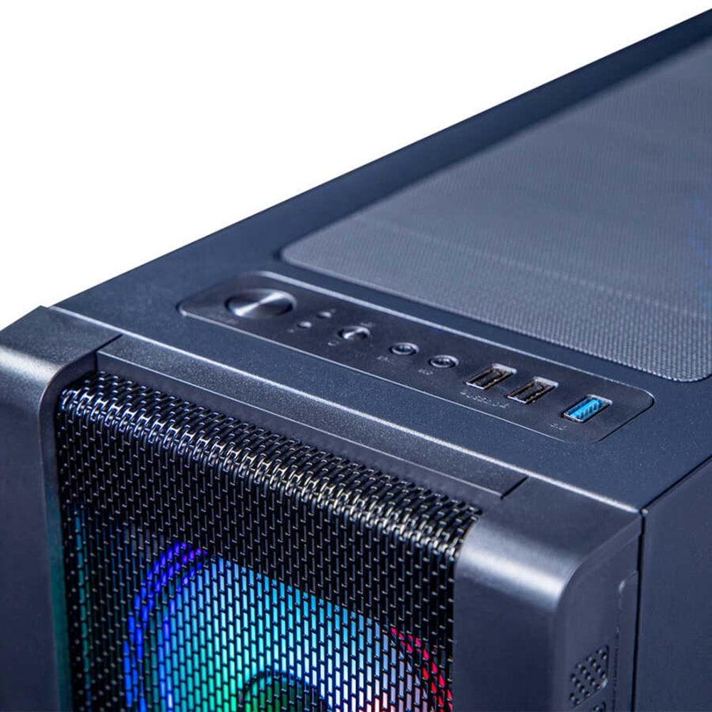 Master Yi 4X Argb Kumandalı Usb 3.0 400W Atx Mesh Panel Gaming Bilgisayar Kasası