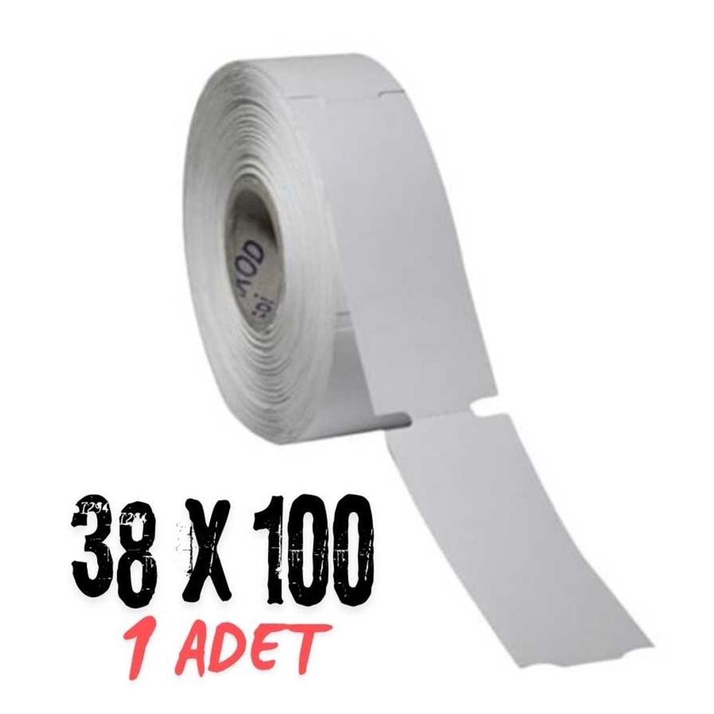 Emba 100mm X 38mm TERMAL RAF ETİKETİ 350 Sarım
