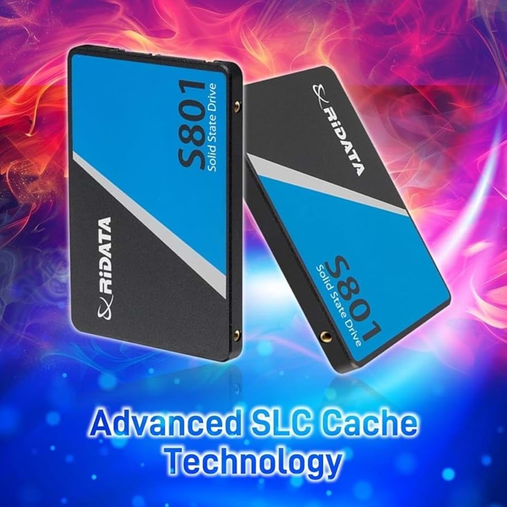256GB Ridata Sata III S801 Read Up 520MB/s SSD Disk