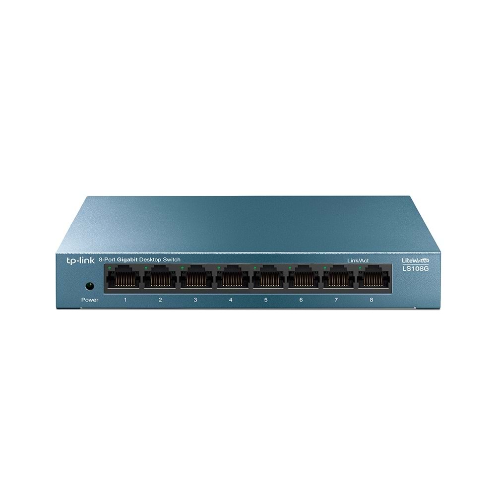 TP-LINK 8PORT LS108G GIGABIT YÖNETİLEMEZ SWİCTH MASAÜSTÜ