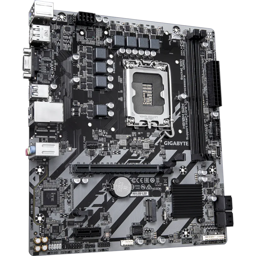 GIGABYTE H810M-S2H DDR5 HDMI-DP PCIE 4.0 1851p mATX